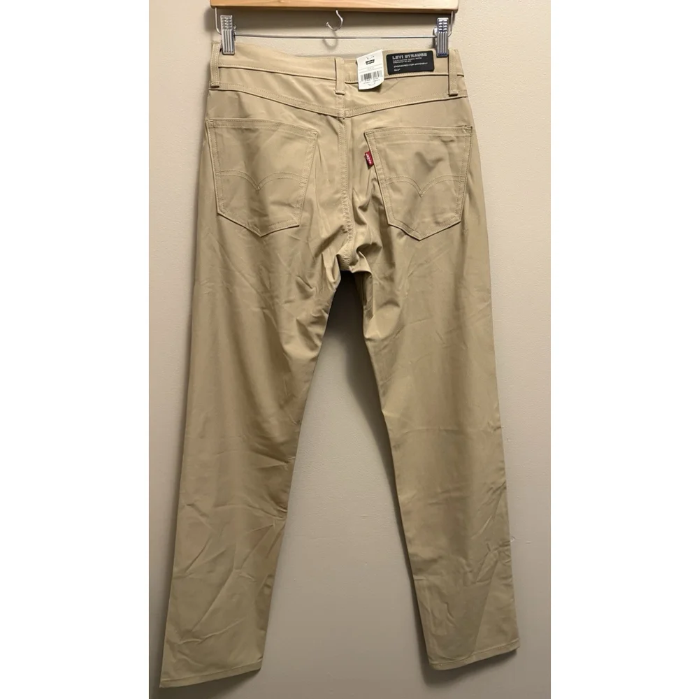 Levi's 511‎ Jeans Mens 30x32 Slim Straight Leg Tech Khaki Tan New With Tag